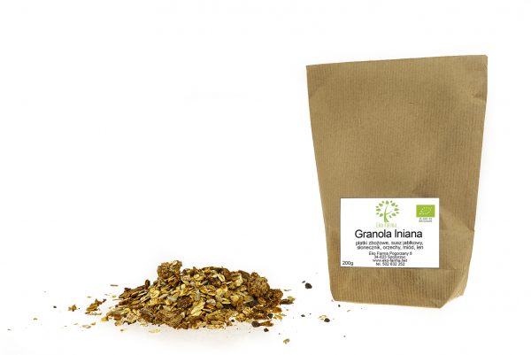 ekologiczna granola lniana bez glifosatu